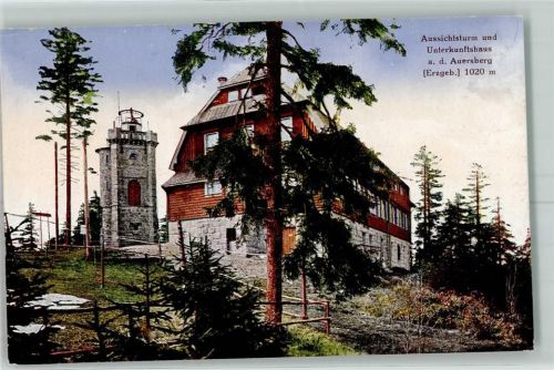 Auersberg Aussichtsturm Unterkunftshaus
