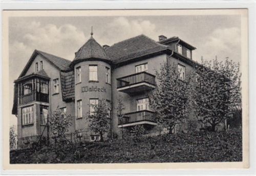 Bad Altheide Bad Altheide / Polanica Zdrój - Kreis Glatz / Klodzko. Haus Waldeck. Inh.: M. Melde ungelaufen Leicht fleckig, sonst gut erhalten