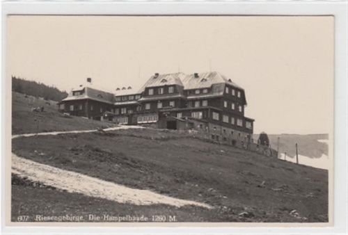 Hampelbaude / Schronisko Strzecha Akademicka - Kreis Hirschberg / Jelenia Góra im Riesengebirge ungelaufen Top Erhaltung.