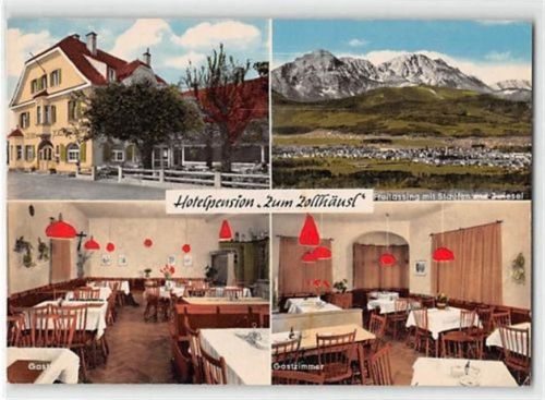 Freilassing. Hotelpension zum Zollhäusl ungelaufen Gute Erhaltung.