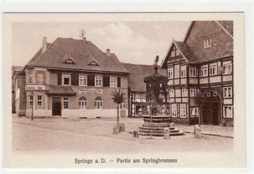 Springe Springe. Springbrunnen Gasthaus Deutsches Haus ungelaufen Top Erhaltung.