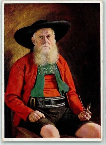 Volkstrachten Reihe Südtiroler aus dem Sarntal Karte Nr. 1 aus der Reihe 1 P. 1