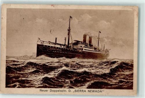 1927 Dampfer Sierra Newada AK