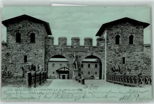 Bad Homburg 1905 Die Saalburg