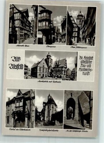 Alsfeld Marktplatz Rathaus Obergasse