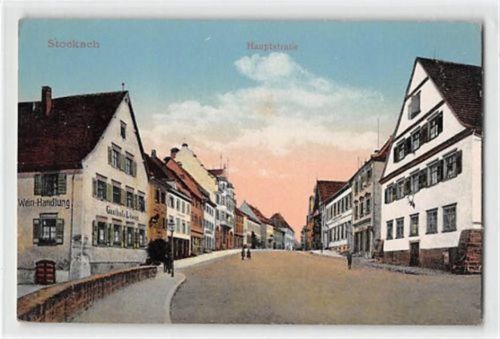 Stockach in Baden. Hauptstraße ungelaufen Gute Erhaltung.