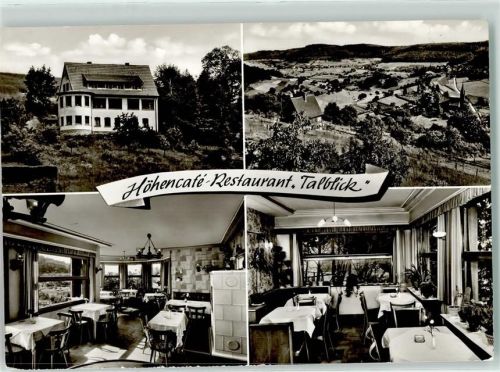 69259 W6916 Wilhelmsfeld Gebrauchsspuren Gasthaus Höhencafe Restaurant Talblick Kachelofen