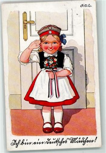 1916 WK I Ich bin ein deutsches Mädchen