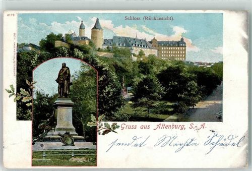 Altenburg 1902 Schloss