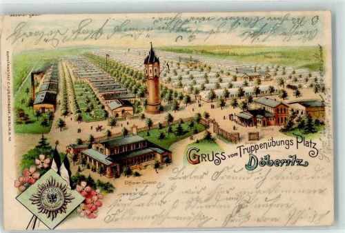 Döberitz 1901 Truppenübungsplatz Offiziers Casino Wache