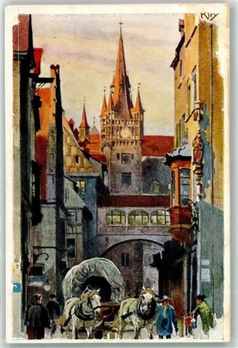 Nürnberg Rathausgasse AK