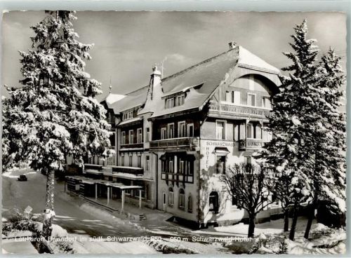 79848 W7823 Bonndorf im Schwarzwald - Schwarzwald Hotel Winter Schnee