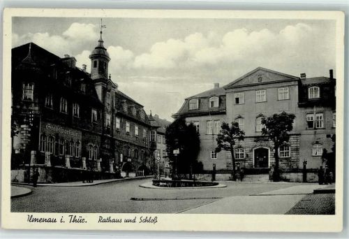 Ilmenau Rathaus Schloss Stadtsparkasse