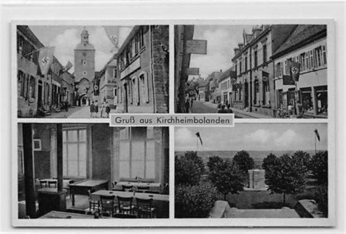 Kirchheimbolanden mit Straßenpartien im III Reich ungelaufen Sehr gut erhalten. WK II