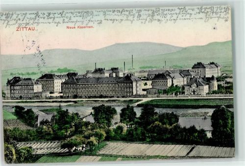 Zittau 1909 Neue Kasernen