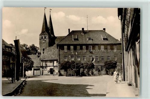 Osterwieck Marktplatz Fahnen