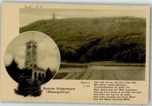 Rinteln Klippenturm Weserlied