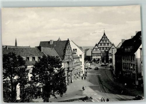 Paderborn Marienplatz mit Rathaus