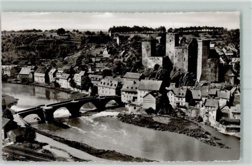 Runkel Burg Runkel Lahnbrücke