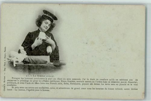 1900 La femme Avoca Justiz t Nr. 15 Baby Puppe AK
