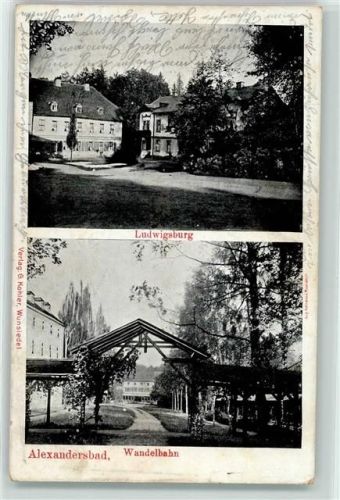Bad Alexandersbad 1907 Ludwigsburg Wandelbahn