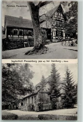 Plessenburg - Jagdschloss Fachwerkhaus Forsthaus