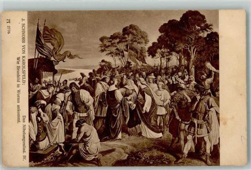 Verlag Ackermann Serie 269 J. Schnorr von Karolsfeld Nibelungenlied IV