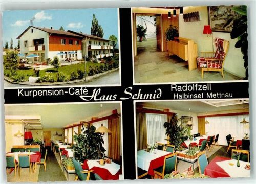 78315 W7760 Radolfzell am Bodensee - Kurpension Cafe Haus Schmid Halbinsel Mettnau