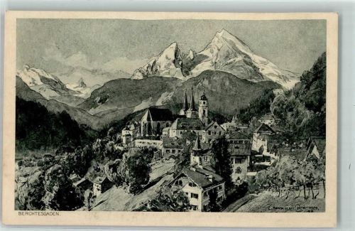 Berchtesgaden Alpiner Kunstverlag Eugen Richter AK