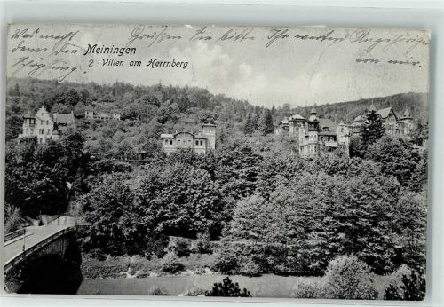98617 O6100 Meiningen 1909 - Villen am Herrenberg