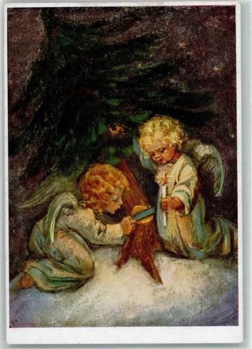Engel Weihnachten Selbstverlag Nr.377 AK
