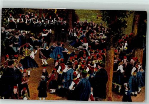 Schwälmer Kirmes Volkstanz Verlag Bruno Hansmann Nr. 1231 AK