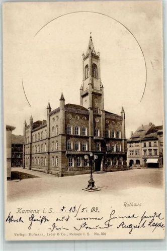 Kamenz 1903 Rathaus