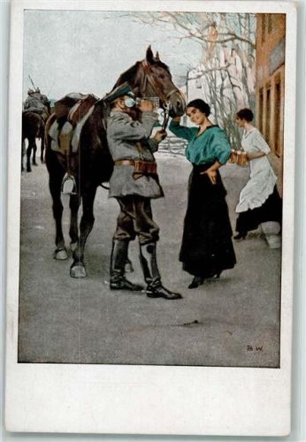 Kriegspostkarten Nr. 23 Bier für die Soldaten WK I
