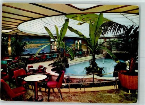 Wangen Cafe Hölle Tanzhalle Fontana Springbrunnen Palmen