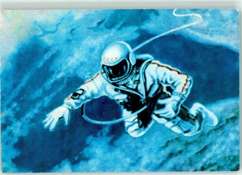 First Space Walk - Gemäldedes Raumfahrers Alexei Leonow Raumfahrt