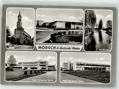 Mörsch Kirche Kindergarten am Graben Albert Schweizer Schule