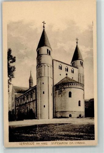 06507 O4305 Gernrode , Harz - Die Stiftskirche St. Cyriaci