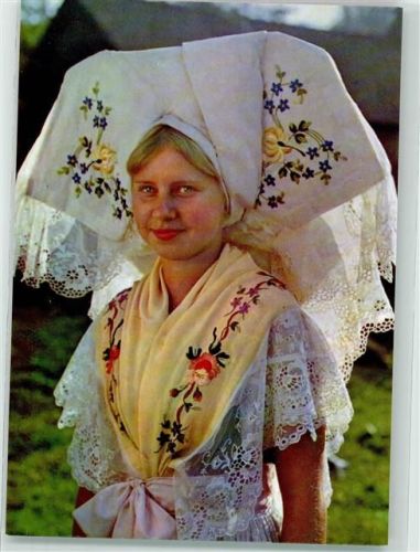 1975 Niedersorbische Festtracht AK