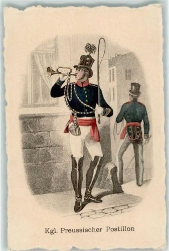 Kgl. Preuss. Postillon Beruf - Deutscher Post-Almanach 1842/53 Nr. 18