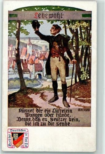 1919 Bund der Deutschen in Niederösterreich Nr. 37 sign. Wilke