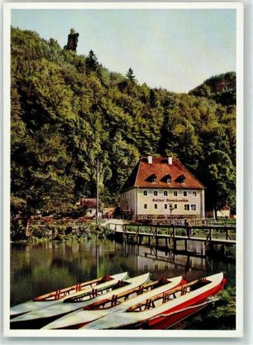 Gößweinstein Gasthaus Stempfermühle Paddelboote