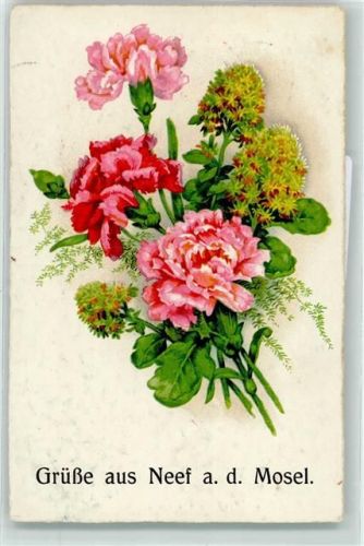 Neef Grüße Blumen Blumenstrauß Bahnpost