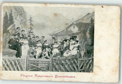 Tegernsee 1905 Tegernsee Bauerntheater AK