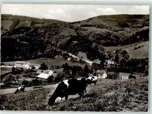 Eiterbach Gasthaus und Pension zur Krone Bes. Walter Seip Kühe