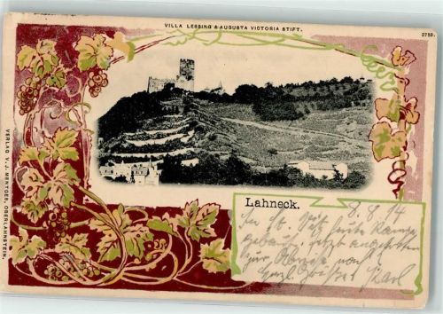 Lahneck 1914 Villa Lessing Augusta Victoria-Stift
