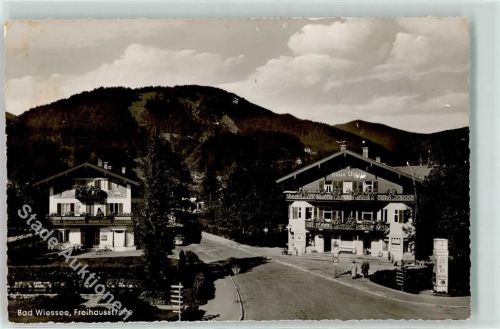 Bad Wiessee Freihausstraße Litfaßsäule Wegweiser