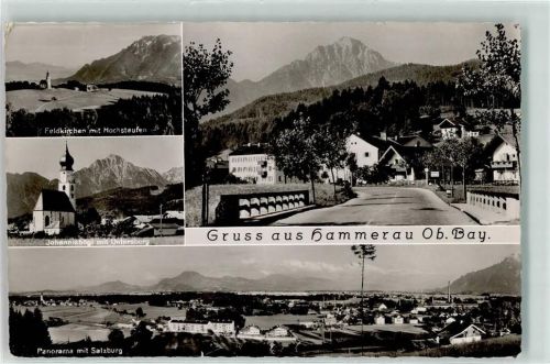 Hammerau Johannishögl Untersberg Feldkirchen Hochstaufen Ortsschild