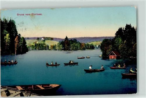 Ebnisee 1914 Ebnisee Ruderboote