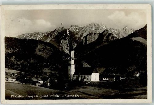 Berg Schlicke Köllespitze Kirche St. Nikolaus